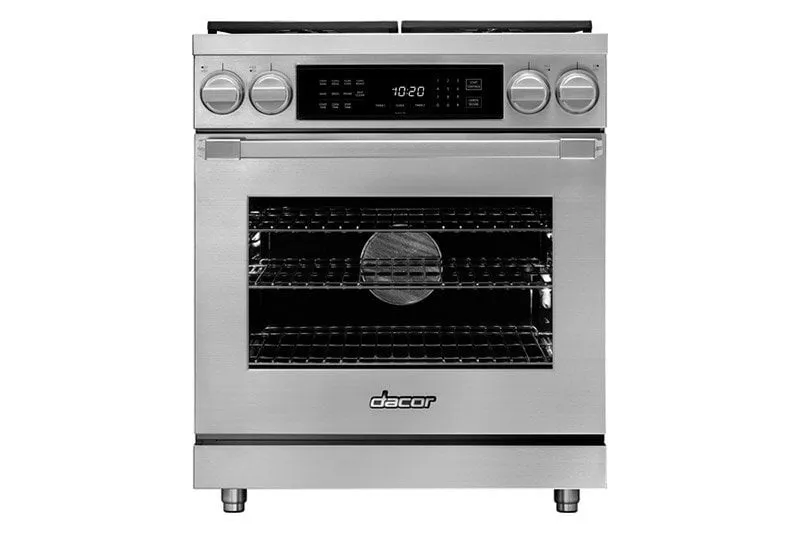 Dacor HDPR30CNGH 30" Dual Fuel Pro Range, Dacormatch Natural Gas/High Altitude