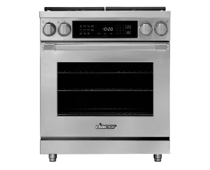Dacor HDPR30SLPH 30" Dual Fuel Pro Range, Silver Stainless Steel, Liquid Propane/High Altitude Professional Ranges commercial oven for home kitchen