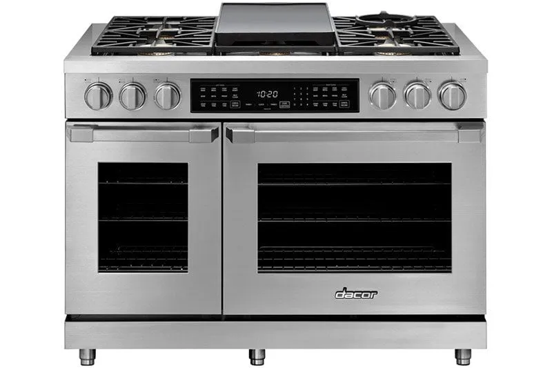 Dacor HDPR48CLP 48" Dual Fuel Pro Range, Dacormatch, Liquid Propane