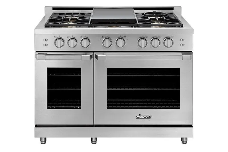Dacor HGPR48CLP 48" Gas Pro Range, Dacormatch, Liquid Propane