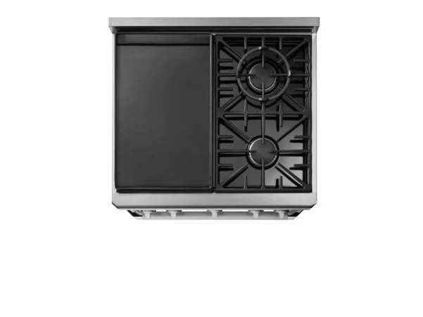 Dacor HGR30PSNG 30" Gas Range, Silver Stainless Steel, Natural Gas