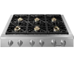 Dacor HRTP486SNG 48" Rangetop, Natural Gas Gas 4 burner gas range for kitchen