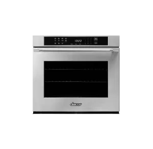 Dacor HWO130FS Heritage 30" Single Wall Oven, Silver Stainless Steel With Flush Handle Single Wall Ovens electric wall oven with convection