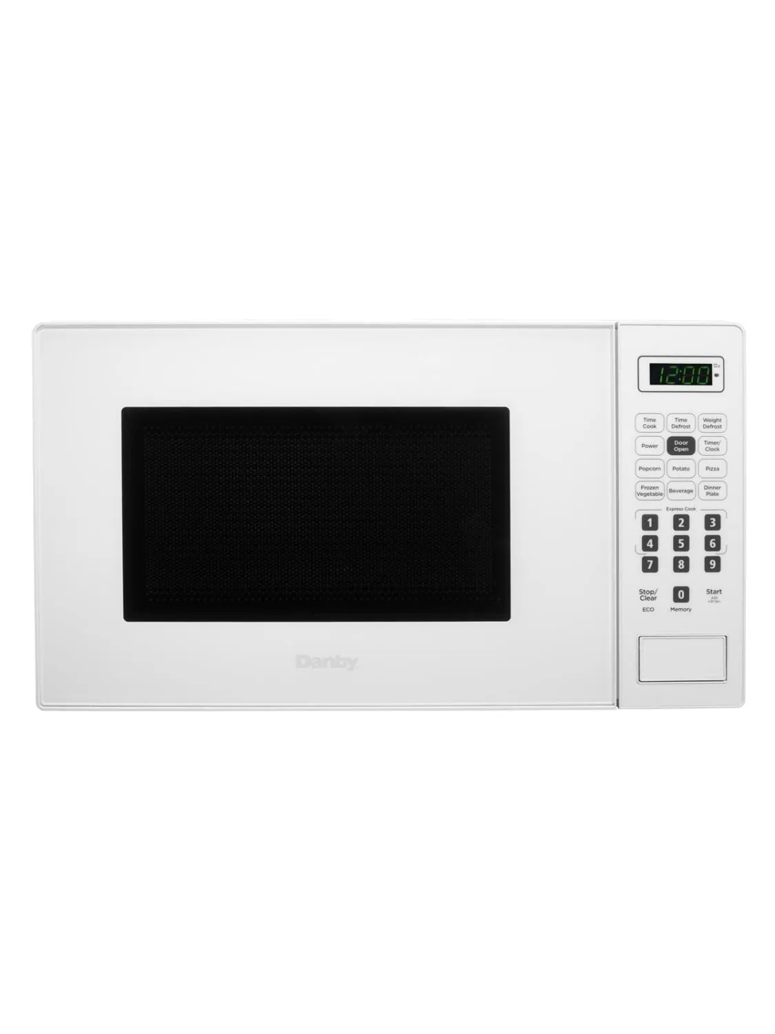 Danby DBMW0721BWW Danby 0.7 Cu. Ft. Countertop Microwave In White Countertop Microwaves compact countertop microwave oven