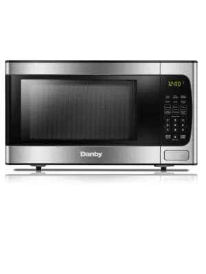 Danby DBMW0924BBS Danby 0.9 Cu Ft. Stainless Steel Microwave With Convenience Cooking Controls Microwave Ovens smart sensor microwave oven