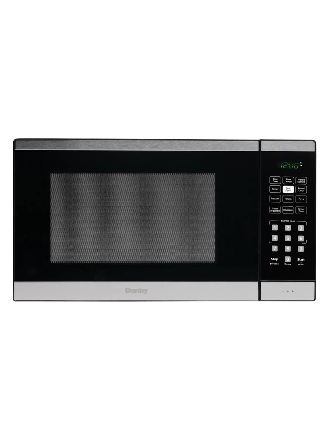 Danby DBMW0925BBS Danby 0.9 Cu. Ft. Countertop Microwave In Black And Stainless Steel Countertop Microwaves compact countertop microwave oven