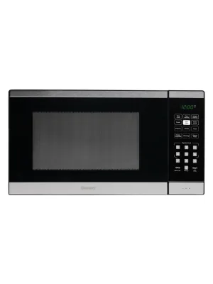 Danby DBMW0925BBS Danby 0.9 Cu. Ft. Countertop Microwave In Black And Stainless Steel Countertop Microwaves compact countertop microwave oven