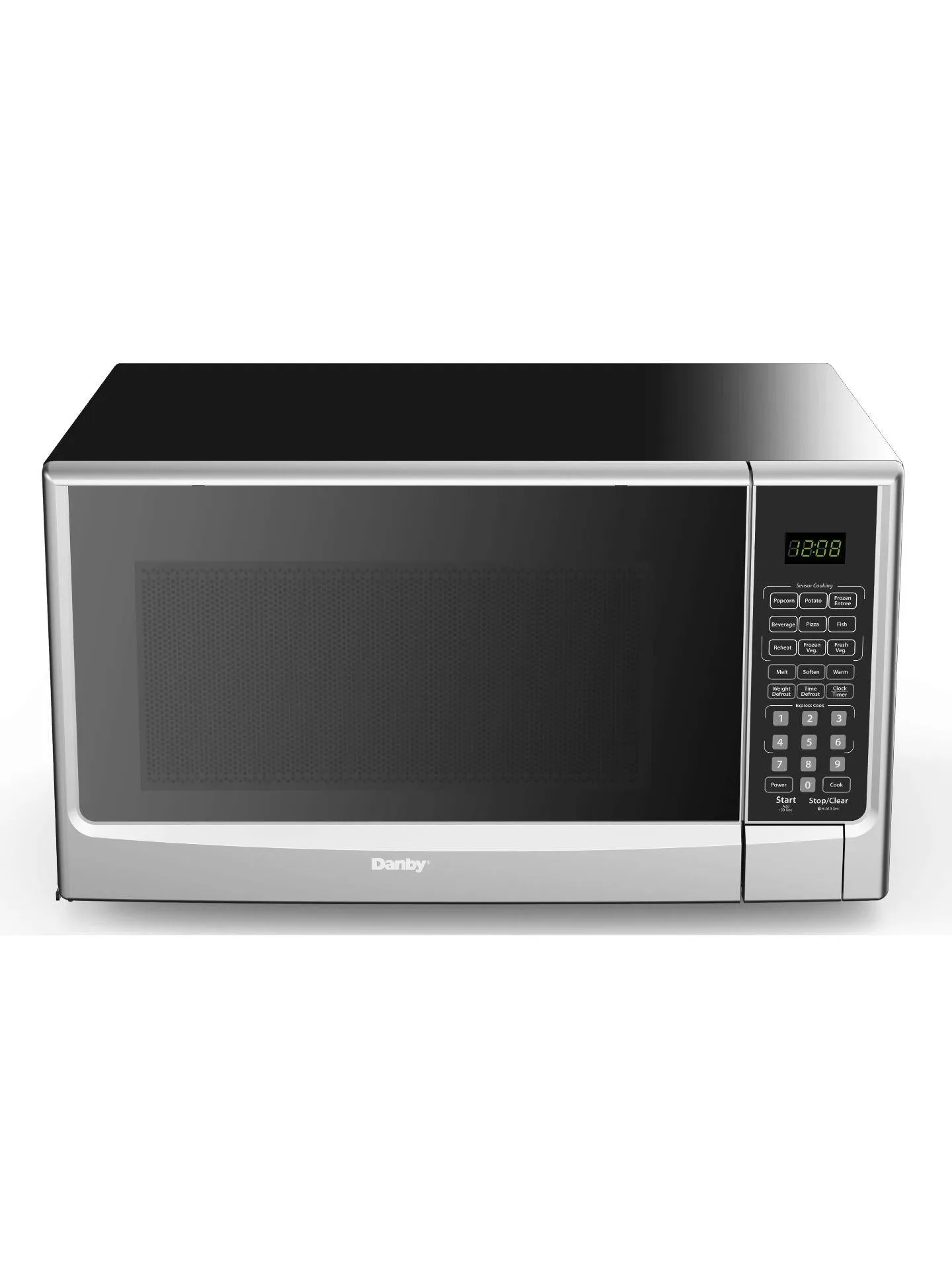 Danby DDMW014401G1 Danby Designer 1.4 Cu Ft Sensor Microwave - Stainless Steel Microwave Ovens smart sensor microwave oven