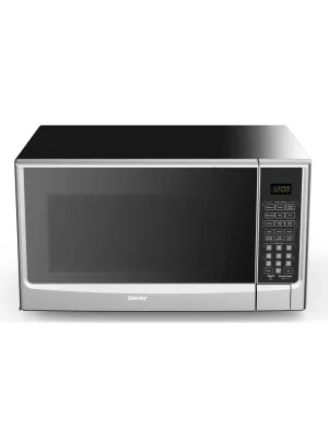 Danby DDMW014401G1 Danby Designer 1.4 Cu Ft Sensor Microwave - Stainless Steel Microwave Ovens smart sensor microwave oven