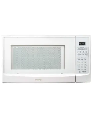Danby DDMW01440WG1 Danby Designer 1.4 Cu Ft Sensor Microwave - White Countertop Microwaves compact countertop microwave oven