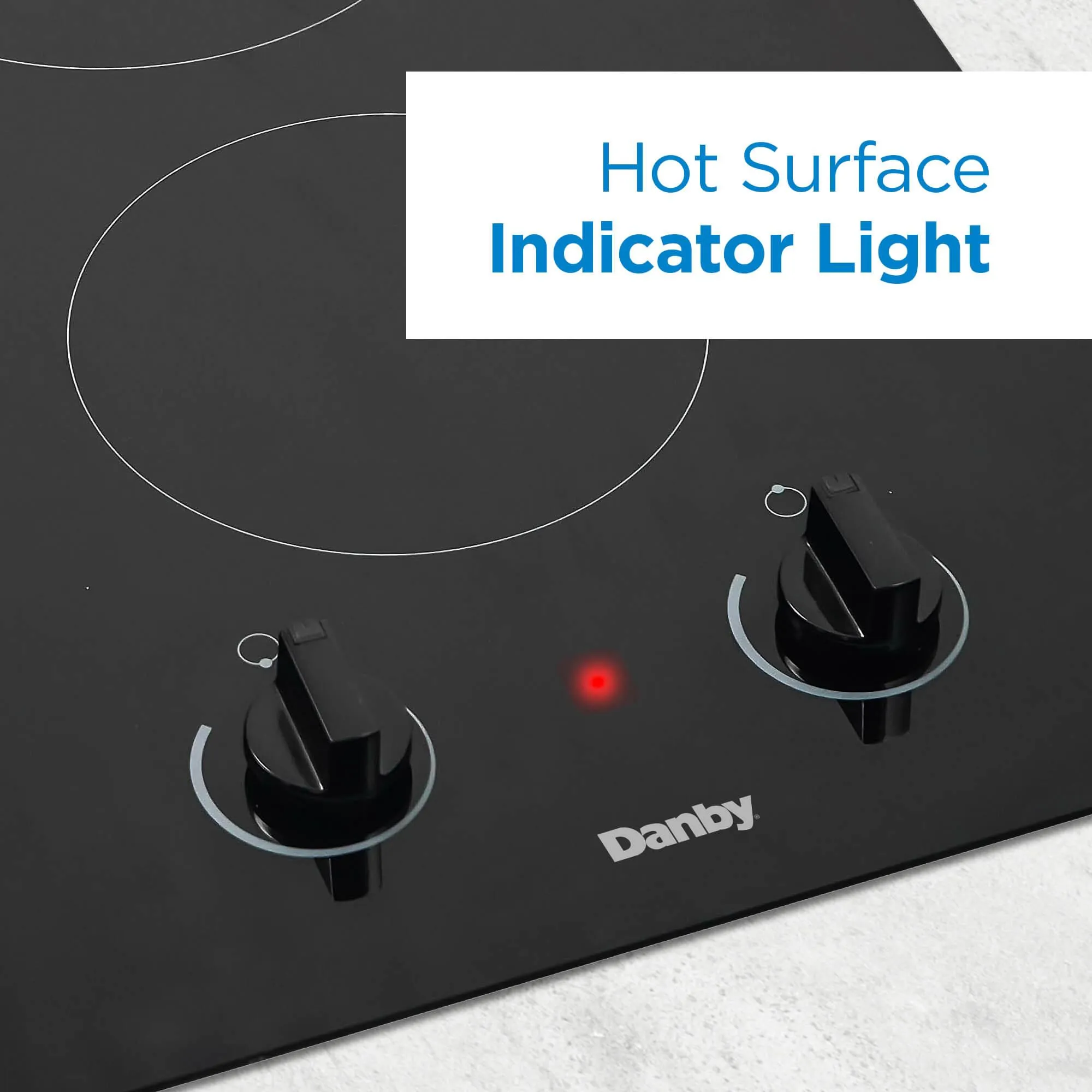 Danby DRC14A1BD Danby 14-Inch Radiant 2 Burner Cooktop