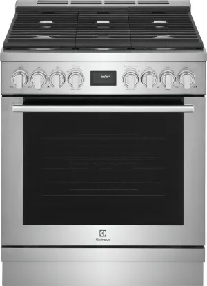 Electrolux ECFG3068AS Electrolux 30" Front Control Freestanding Gas Range Slide In Ranges front control slide-in stove