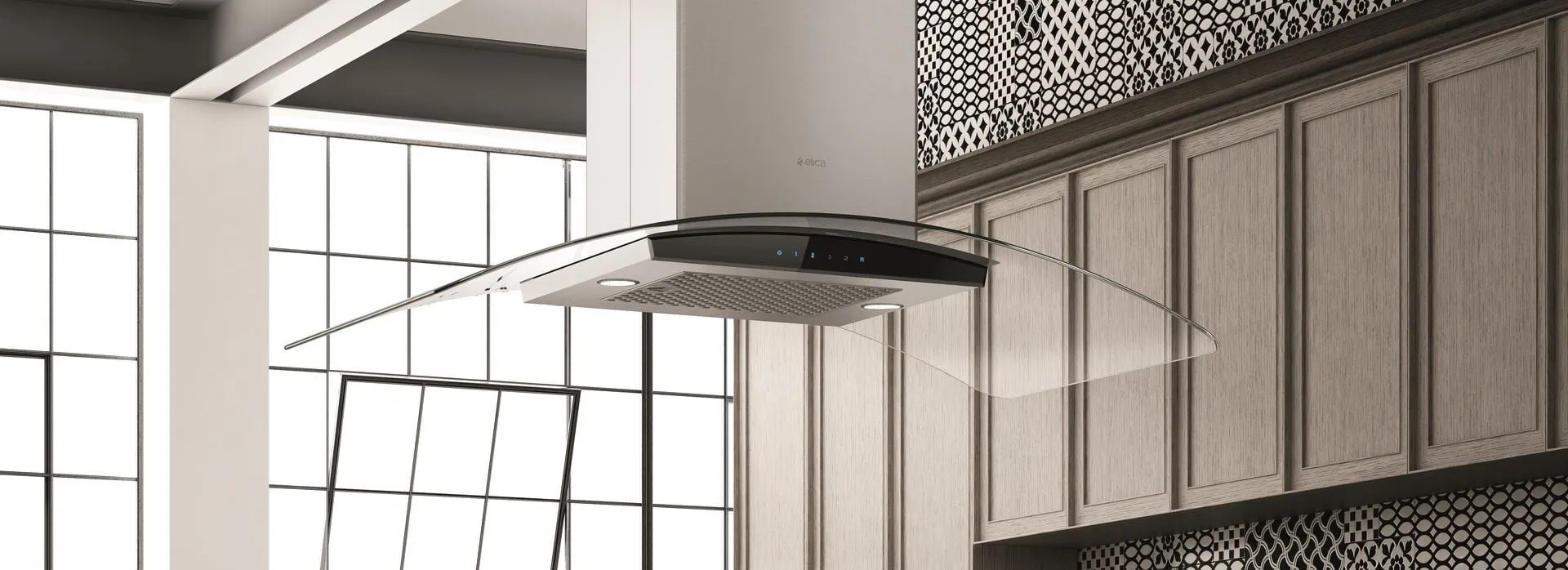 Elica ECN642S3 Cingoli 42" Ducted Hoods stainless steel vent hood ducted