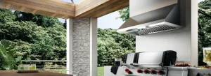 Elica ECP136SS Capri 36" Outdoor Hood Ducted Hoods stainless steel vent hood ducted