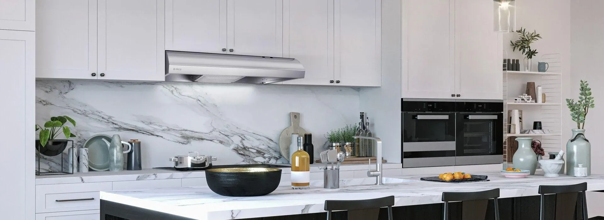 Elica EFS130S1 Fusaro 30" Stainless Steel (Convertible) Ducted Hoods high cfm ducted range hood