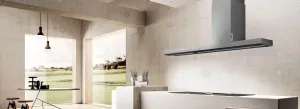 Elica EHI648BL Haiku 48" Black Glass Ducted Hoods under cabinet ducted hood