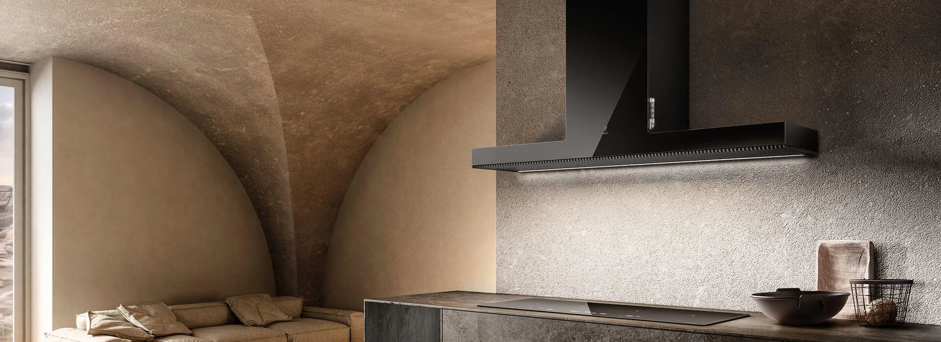 Elica EHK636WH Haiku White Krion 36" Ventilation Range Hoods high suction kitchen exhaust hood