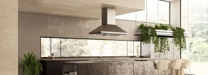 Elica ELI142S2 Leone Island 42" Ss Ducted Hoods stainless steel vent hood ducted