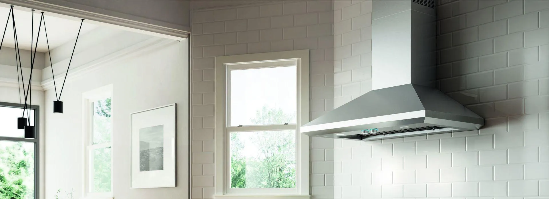 Elica ELN636SS Leone 36" Ss (600 Cfm) Ventilation Range Hoods high suction kitchen exhaust hood