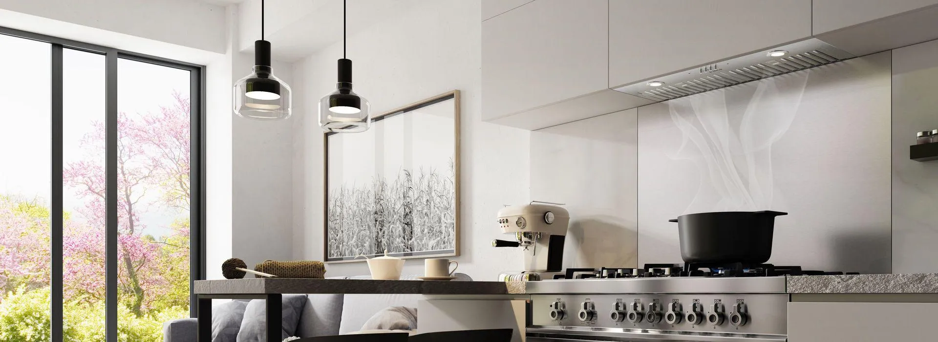 Elica EPR634SS Palermo 34" Ss Ducted Hoods high cfm ducted range hood