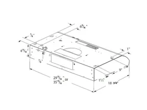 Elica KIT02722 Optional Duct Transition, 7" Round Hood Accessories universal vent hood kits