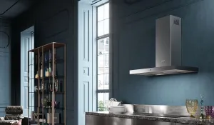Faber BELA30SS600B 30" T-Shape Chimney Hood Ventilation Range Hoods high suction kitchen exhaust hood