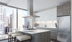 Faber BELAIS42SS600B 42" T-Shape Chimney Island Hood Ventilation Range Hoods high suction kitchen exhaust hood