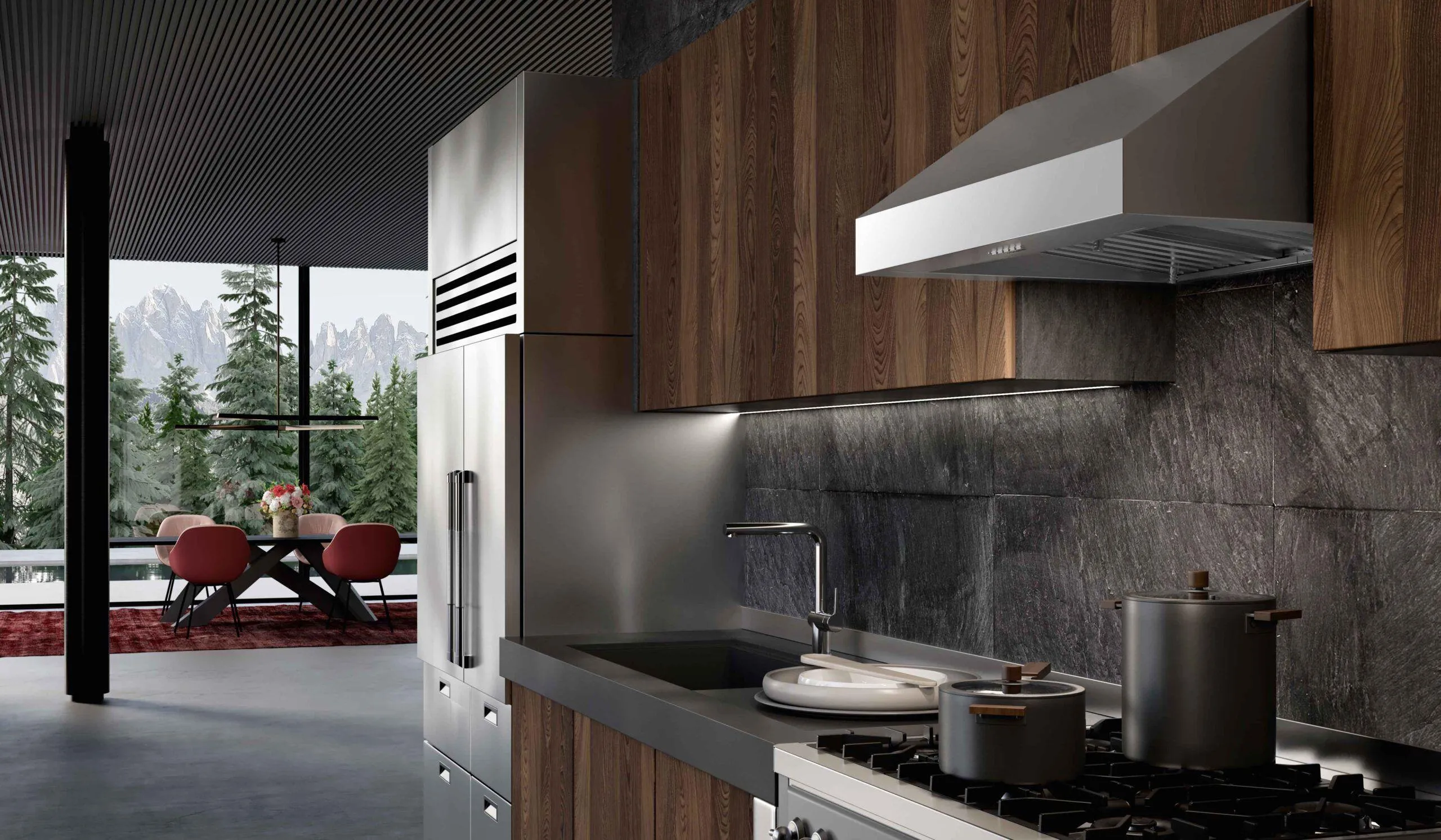 Faber BREV301SS600 30" X 11" Under Cabinet Hood Ventilation Range Hoods high suction kitchen exhaust hood