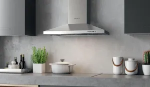 Faber DAMA36SSV2 36" Pyramid Shape Wall Hood With Variable Air Management Ventilation Range Hoods high suction kitchen exhaust hood