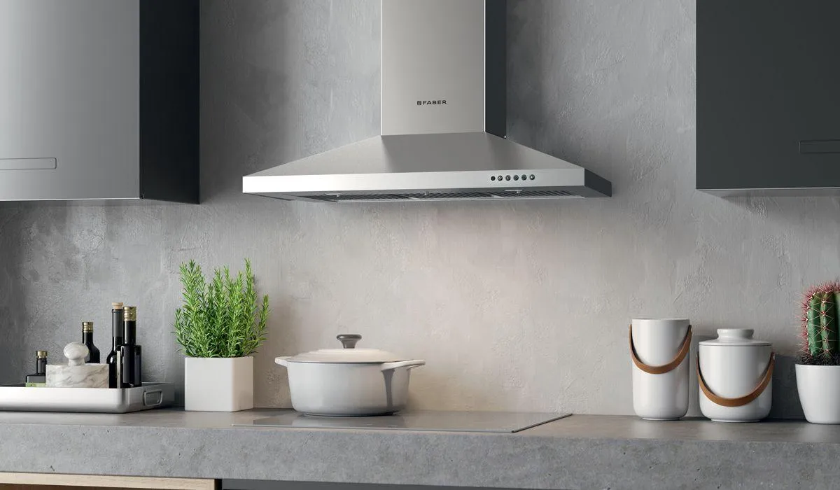 Faber DAMA36SSV2 36" Pyramid Shape Wall Hood With Variable Air Management Ducted Hoods high cfm ducted range hood
