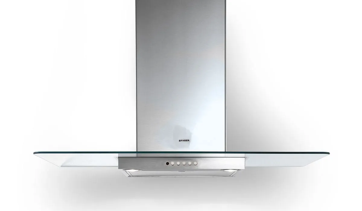 Faber GLAS36SS600B 36" Glass Wall Hood Ventilation Range Hoods high suction kitchen exhaust hood