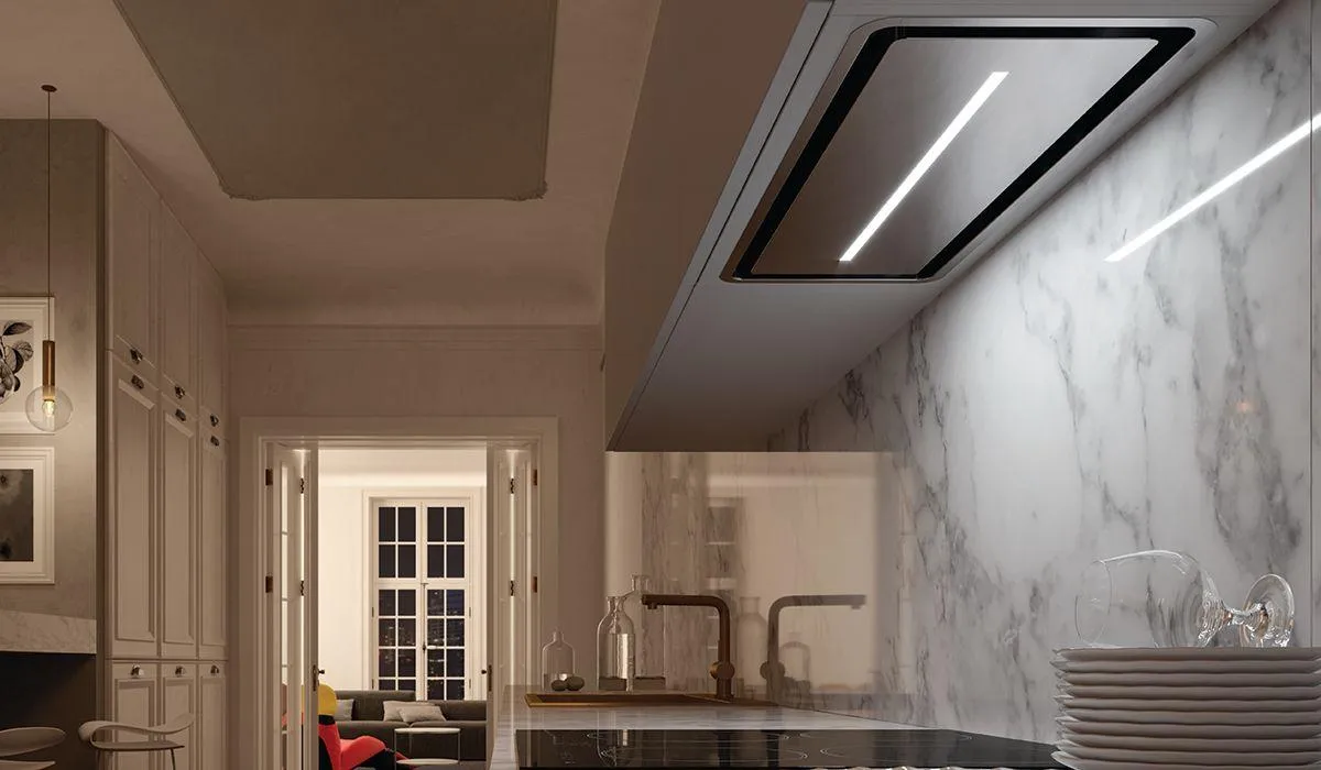 Faber INLT35SSV 35" Insert Hood With Variable Air Management Ventilation Range Hoods high suction kitchen exhaust hood