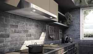 Faber LEVN36SS300 36" Under Cabinet Hood Stainless Steel Ducted Hoods under cabinet ducted hood