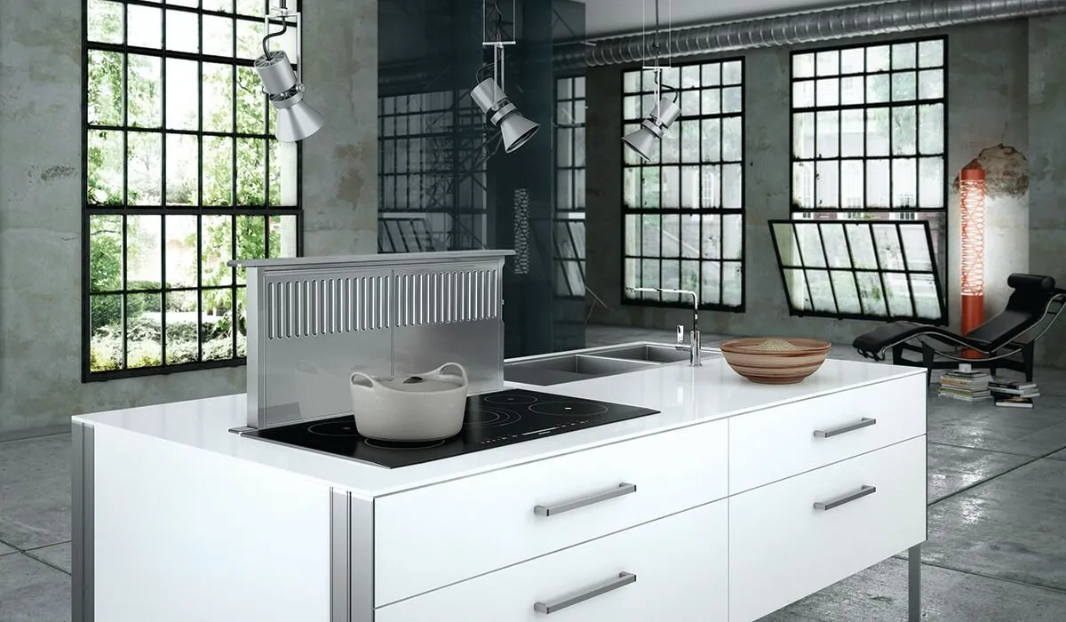 Faber SCIR3614SSNBB 36" Downdraft Stainless Steel Hood Ventilation Range Hoods high suction kitchen exhaust hood