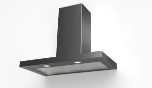Faber STIL30BSV 30" T-Shape Chimney Wall Hood With Variable Air Management Ducted Hoods under cabinet ducted hood