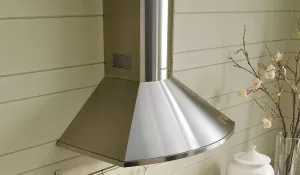 Faber TEND30SSV 30" Rounded Pyramid Wall Hood With Variable Air Management Ventilation Range Hoods high suction kitchen exhaust hood
