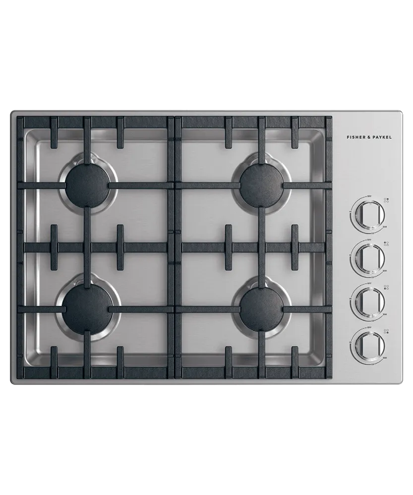 Fisher & Paykel CDV2304NN Gas Cooktop, 30" Gas natural gas range with griddle