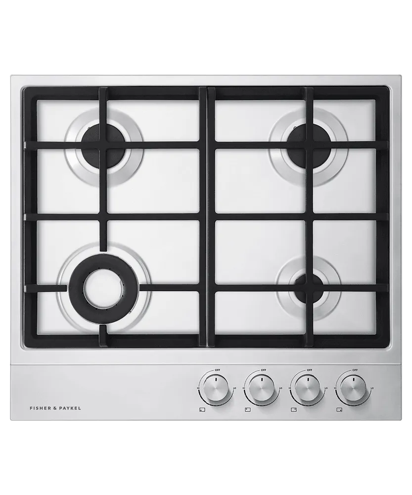 Fisher & Paykel CG244DNGX1N Gas On Steel Cooktop, 24" Cooktops 5 burner cooktops sale