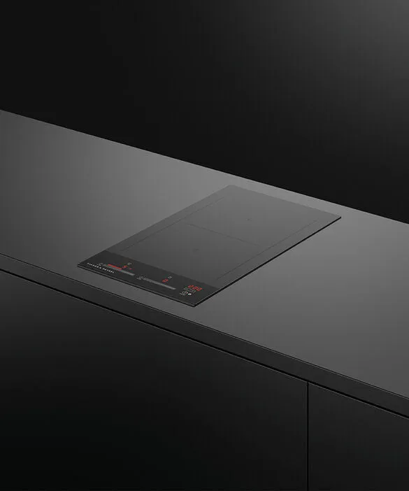 Fisher & Paykel CI122DTB4 Induction Cooktop, 12", 2 Zones, With Smartzone