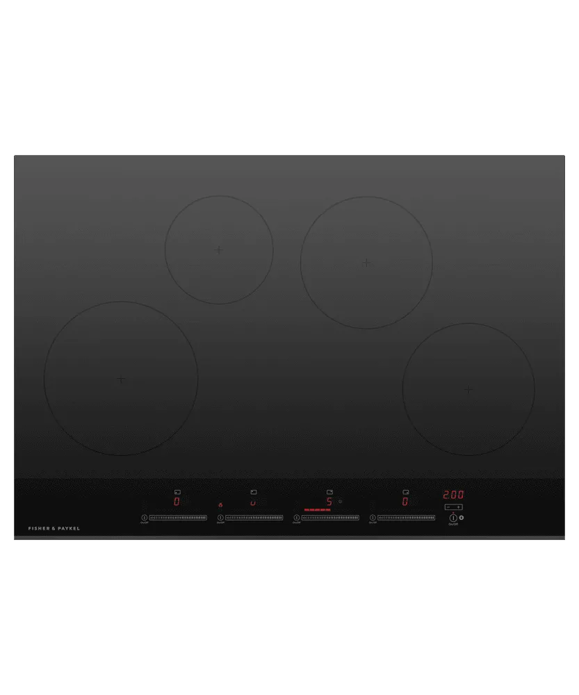 Fisher & Paykel CI304DTB4 Induction Cooktop, 30", 4 Zones Electric slide-in electric cooking range