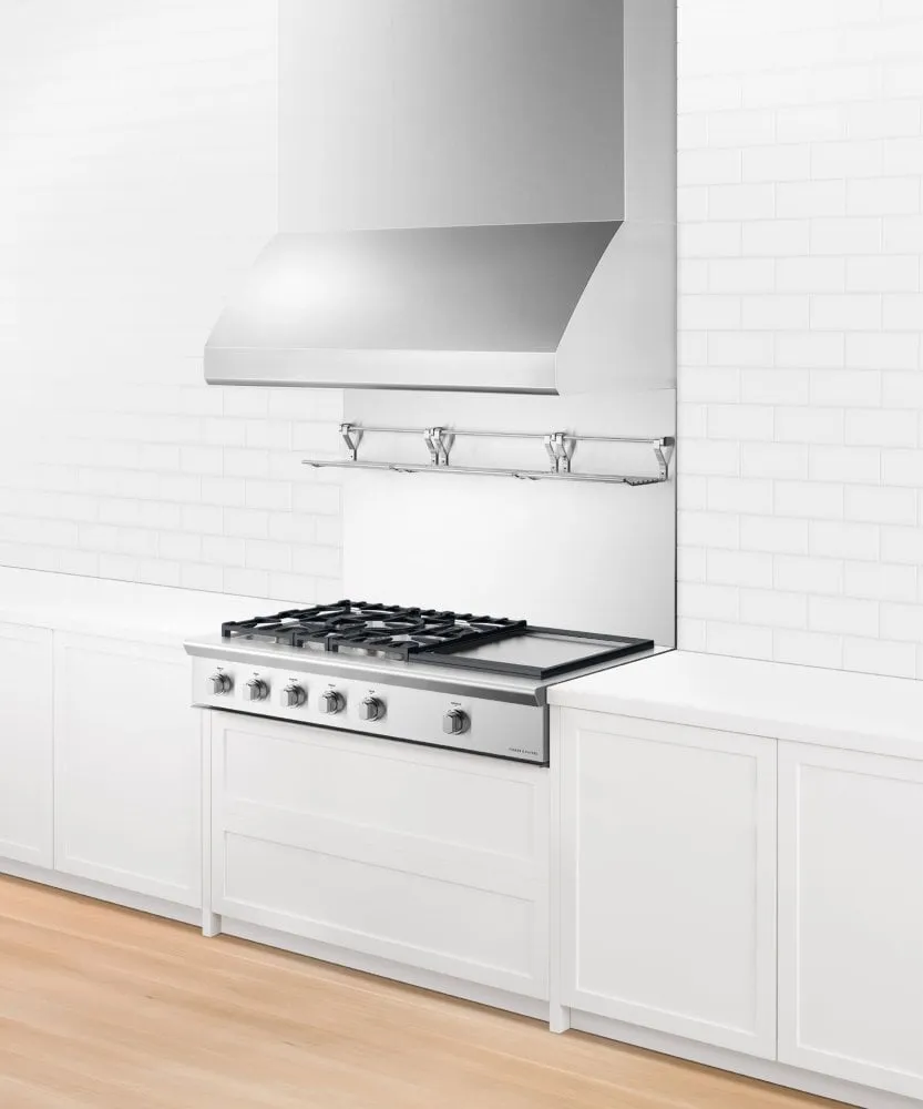 Fisher & Paykel CPV2485GDLN Gas Rangetop, 48", Griddle, Lpg