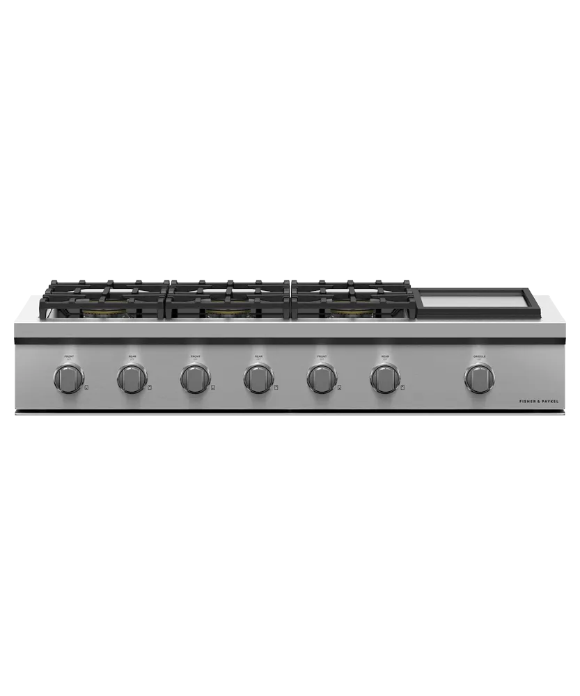 Fisher & Paykel CPV3486GDN Gas Rangetop, 48", Griddle