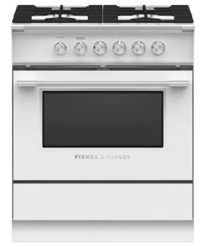 Fisher & Paykel KICKOR30W1 White Kickstrip For Classic Freestanding Range, 30" Range Accessories heavy duty range knobs