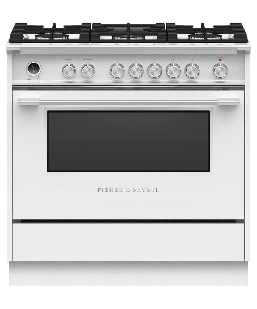 Fisher & Paykel KICKOR36W1 White Kickstrip For Classic Freestanding Range, 36" Range Accessories heavy duty range knobs