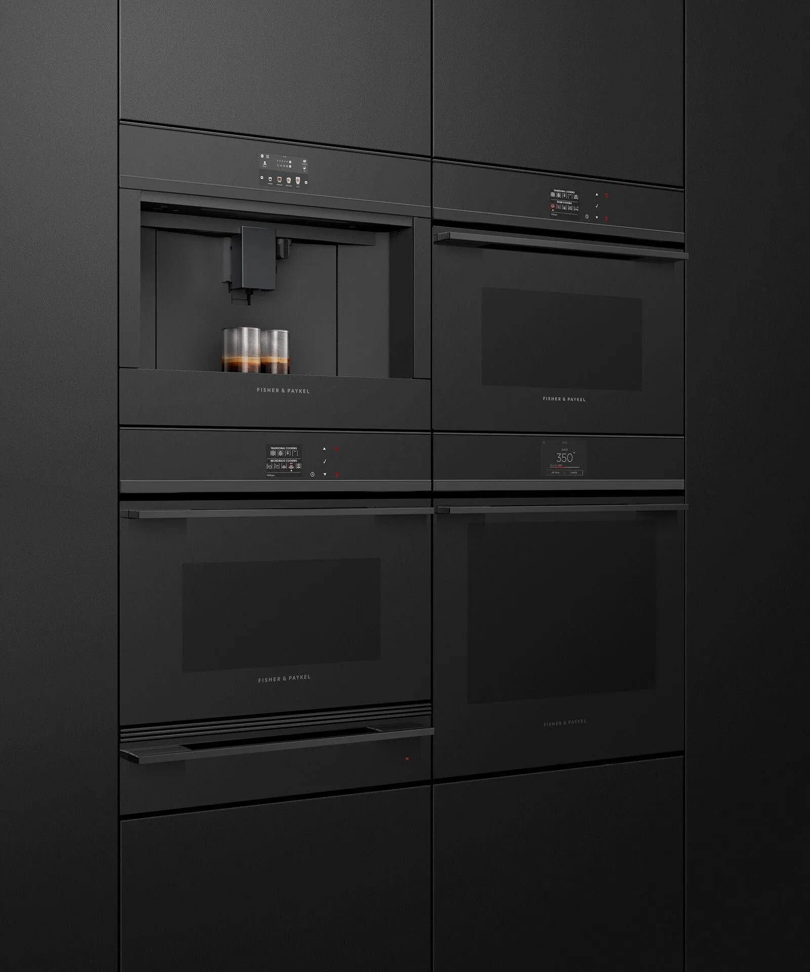 Fisher & Paykel OB24SDPTB1 Oven, 24", 16 Function, Self-Cleaning