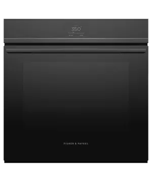 Fisher & Paykel OB24SDPTB1 Oven, 24", 16 Function, Self-Cleaning Single Wall Ovens single oven with self-cleaning feature