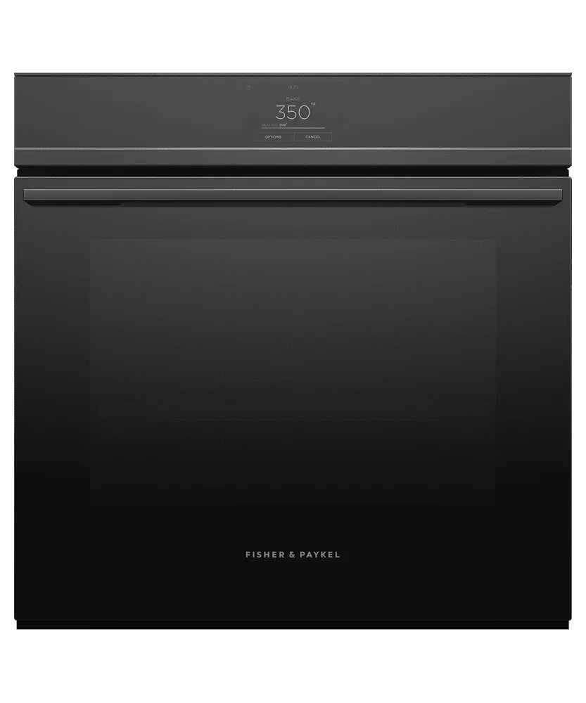 Fisher & Paykel OB24SDPTB1 Oven, 24", 16 Function, Self-Cleaning Single Wall Ovens single oven with self-cleaning feature