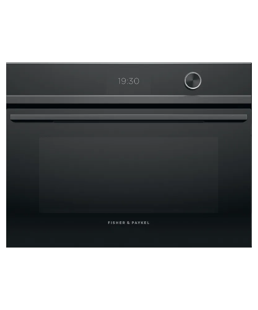 Fisher & Paykel OM24NDTDB1 Convection Speed Oven, 24", 22 Function Single Wall Ovens single oven with self-cleaning feature