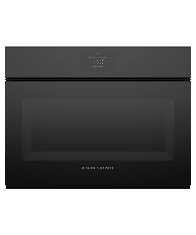 Fisher & Paykel OM24NMTNB1 Convection Speed Oven, 24", 22 Function Single Wall Ovens single oven with self-cleaning feature
