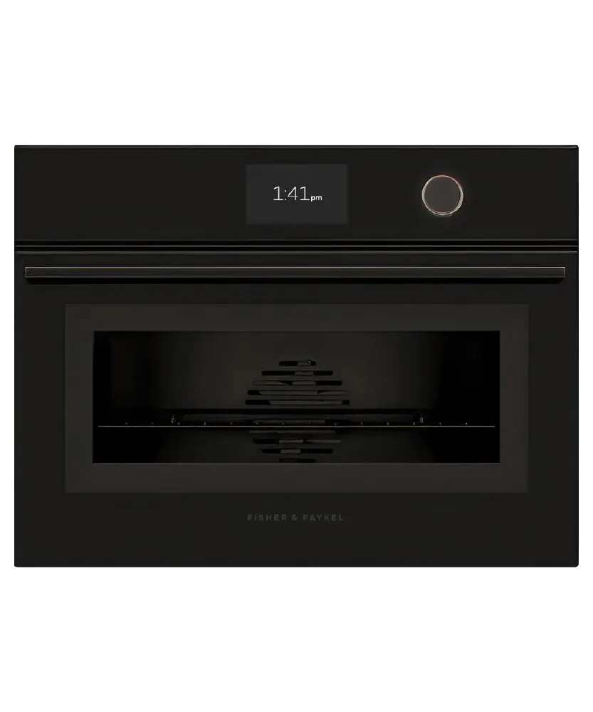 Fisher & Paykel OS24NMTDB1 Combination Steam Oven, 24", 23 Function Wall Ovens convection wall oven with steam assist